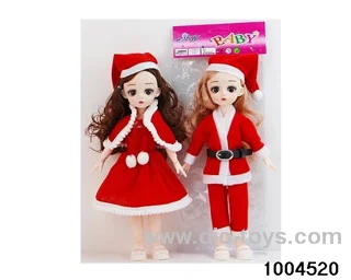 14 inch 12-joint doll suit in PP bag with header