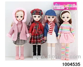 14 inch 13-joint doll suit in PP bag with header