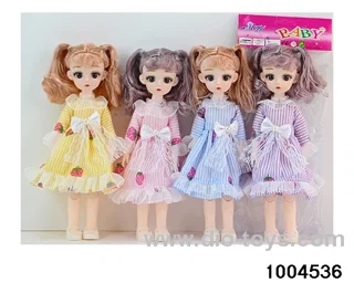 14 inch 13-joint doll suit in PP bag with header