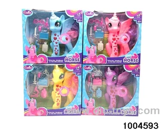 Enamel Unicorn Set with Light Music