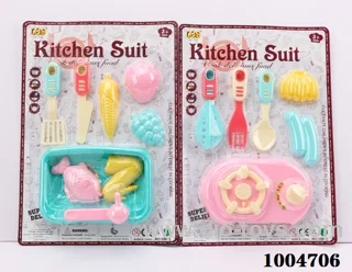kitchen set 2 sets mixed loading in Blister card
