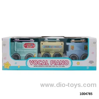 Train Knock piano in window box