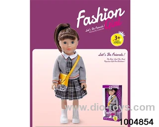 18-inch doll in window box