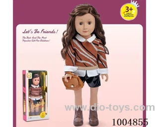 18-inch doll in window box