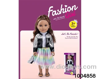 18-inch doll in window box