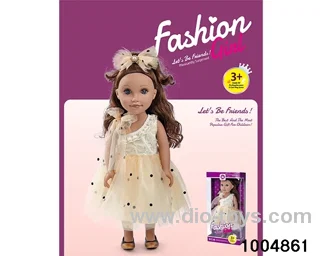 18-inch doll in window box