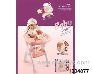 High chair (with 16 inch doll) in window box