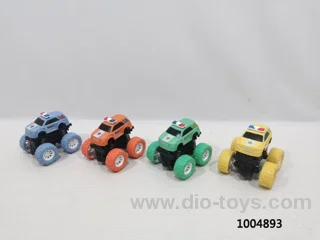 Inertial stunt car 4 sets mixed loading  in opp bag