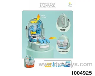 Fashion schoolbag - medical equipment in paper card