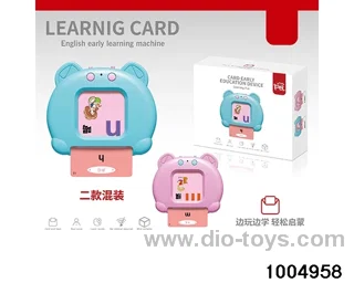 Educational card early education machine in color box