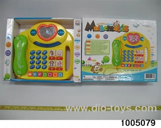 Cartoon telephone in display box
