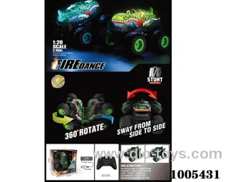 1:20  2.4G  stunt car  with light&music 2 color mixed loading  in display box