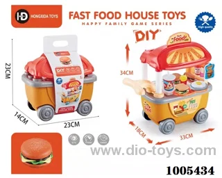 Play House series Burger house set in other packing method
