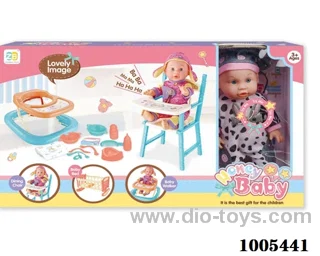 12-tone 14-inch doll suit in window box