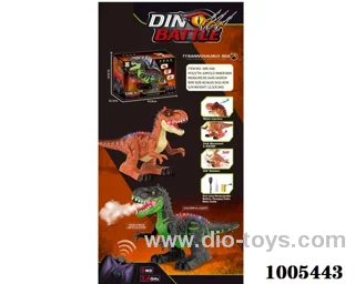 2.4G 8ch  RC  spray  dinosaur  in color box