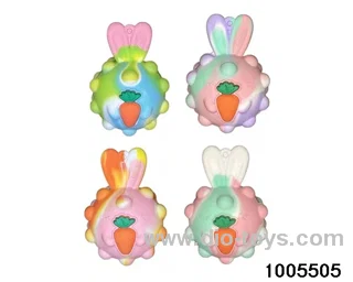 Rabbit silicone grip ball (without lamp) in opp bag