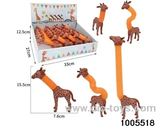 Giraffe telescopic pull tube with lamp without lamp less 0.5 yuan in opp bag