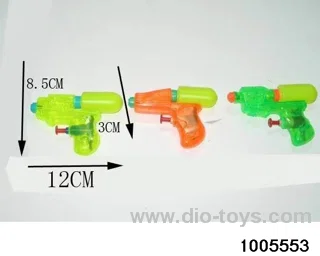 Transparent single nozzle water gun 3 mixed in BAG
