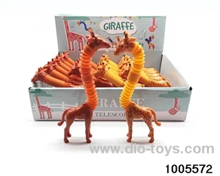 Cross border decompression and venting giraffe application tube with lamp in display box