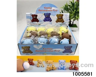Venting and decompressing flour bears, 12\/display box