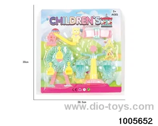 Amusement Park Set in Blister card