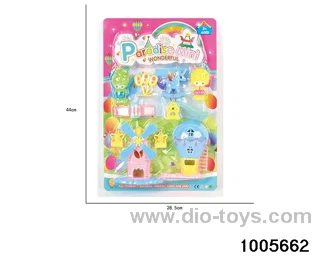 Amusement Park Set in Blister card