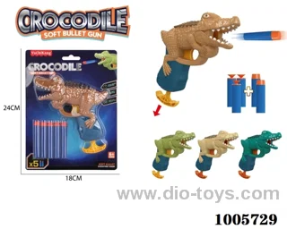 Dinosaur Toy Guns 4 color mixed loading in Blister card