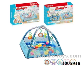 Baby fitness blanket & ball pit  in color box