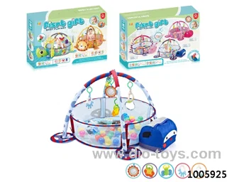 Baby fitness blanket & ball pit in color box