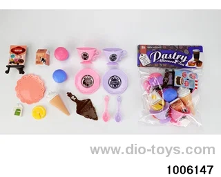 Tea tableware pastry and dessert series in PP bag with header