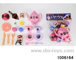 Tea tableware pastry and dessert series in PP bag with header