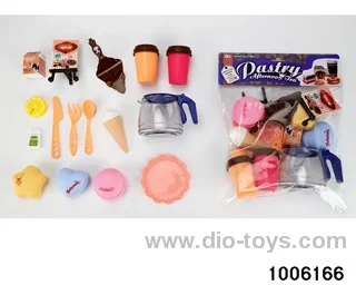 Tea tableware pastry and dessert series in PP bag with header