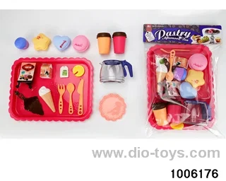Tea tableware pastry and dessert series in PP bag with header