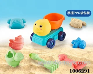 7PCS Beach toy in PVC hang bag