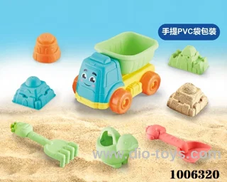 7PCS Beach toy in PVC hang bag