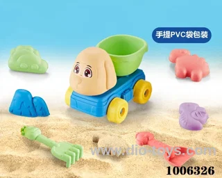 7PCS Beach toy in PVC hang bag