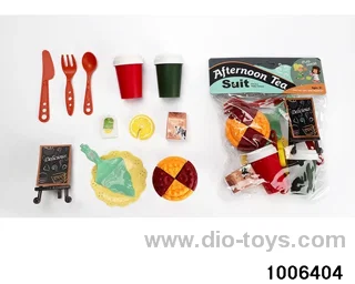 Tea tableware pastry and dessert series in PP bag with header