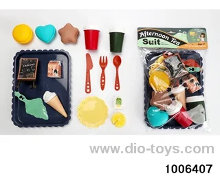 Tea tableware pastry and dessert series in PP bag with header