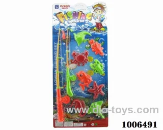 fishing toys set in Blister card
