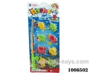 fishing toys set in Blister card