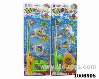 fishing toys set 2 sets mixed loading in Blister card