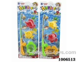 fishing toys set 2 sets mixed loading in Blister card