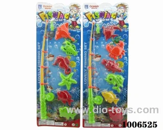 fishing toys set 2 sets mixed loading in Blister card