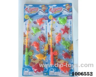 fishing toys set 2 sets mixed loading in Blister