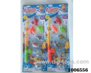 fishing toys set 2 sets mixed loading in Blister