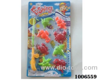 fishing toys set in Blister