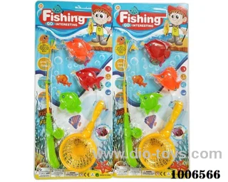 fishing toys set 2 sets mixed loading in Blister