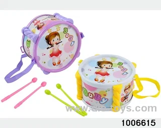 BABY CARTOON DRUM IN PVC HANG BAG