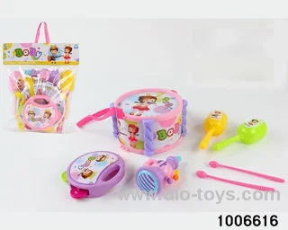 BABY DRUM SET IN PVC HANG BAG