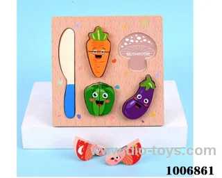 wooden puzzle toys  in  Plastic film